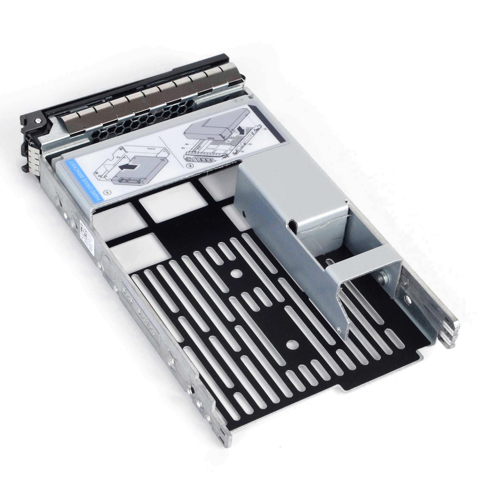 Hybrid Hard Drive 6,3 cm 2.5" 9W8C4 Vassoio Adattatore a 8,9 cm 3.5" Tray Caddy for Dell R730xd R720xd T610 T630 R320 R420 R530 R720 T320 T420 T620 T430 MD1200 MD3200