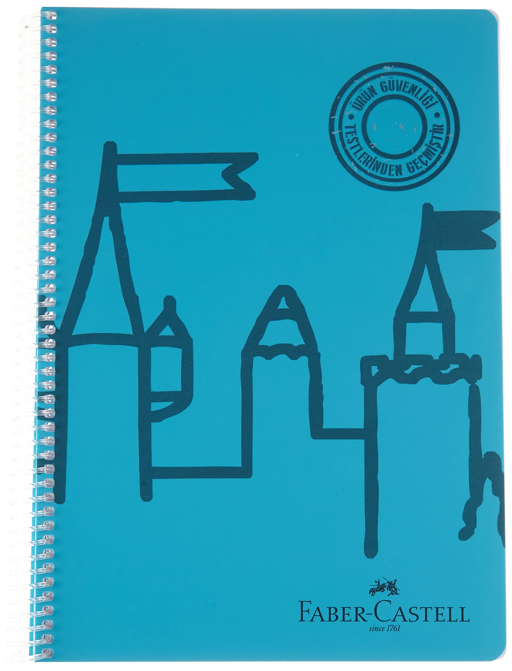 Faber-Castell Zamek z polipropylenu 120 YP, w paski, różne kolory