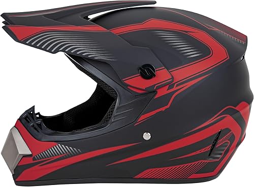 Miniatura 5 de CARTMAN Casco para adultos de bicicleta de tierra, casco de motocicleta de cara completa aprobado por el DOT, mate negro y amarillo para motocross,