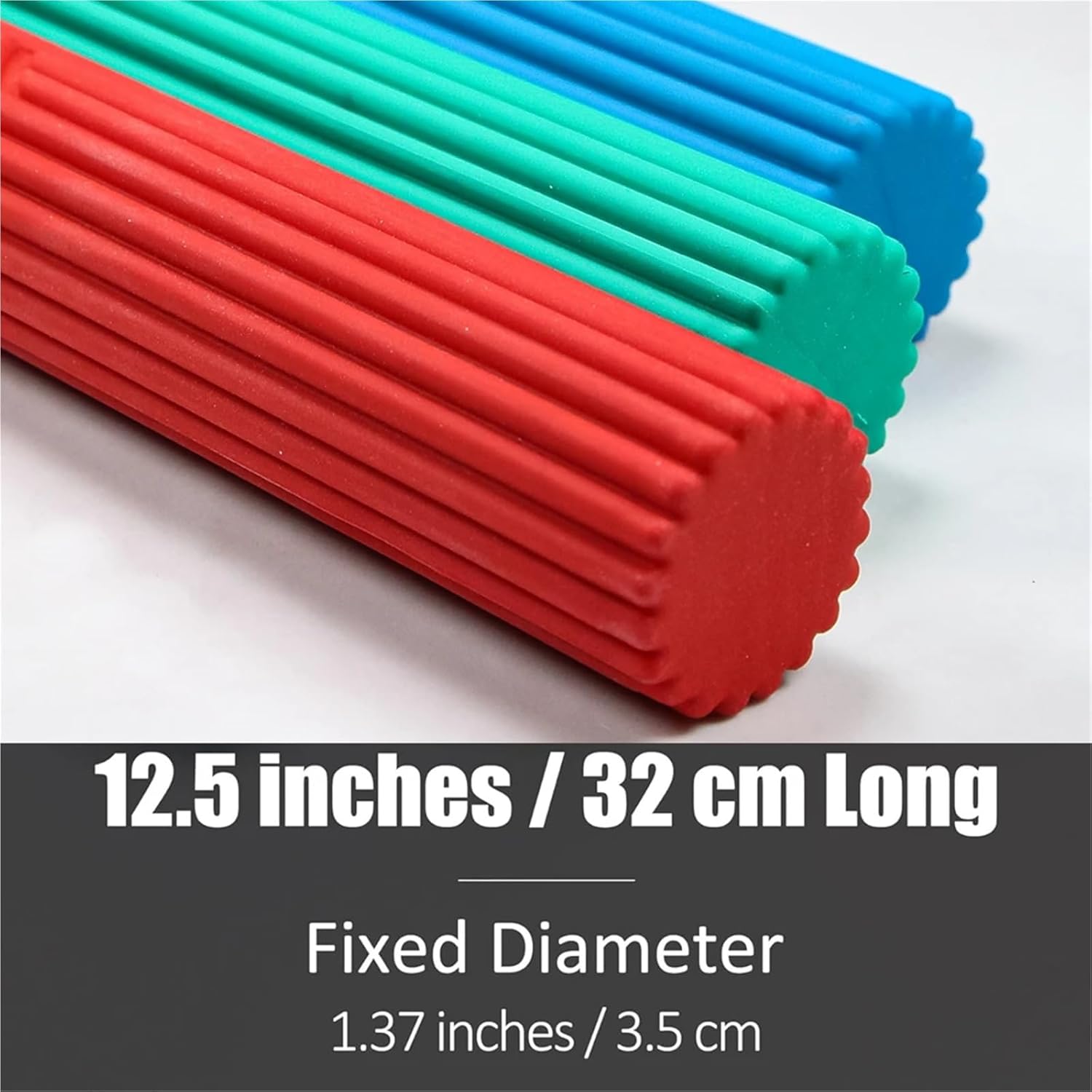 Flex Therapy Bar 2Pcs Flex Therapy Resistance Bar - Relieves Tendonitis Pain, Improves Grip Strength for Tendonitis, Wrist(Green)