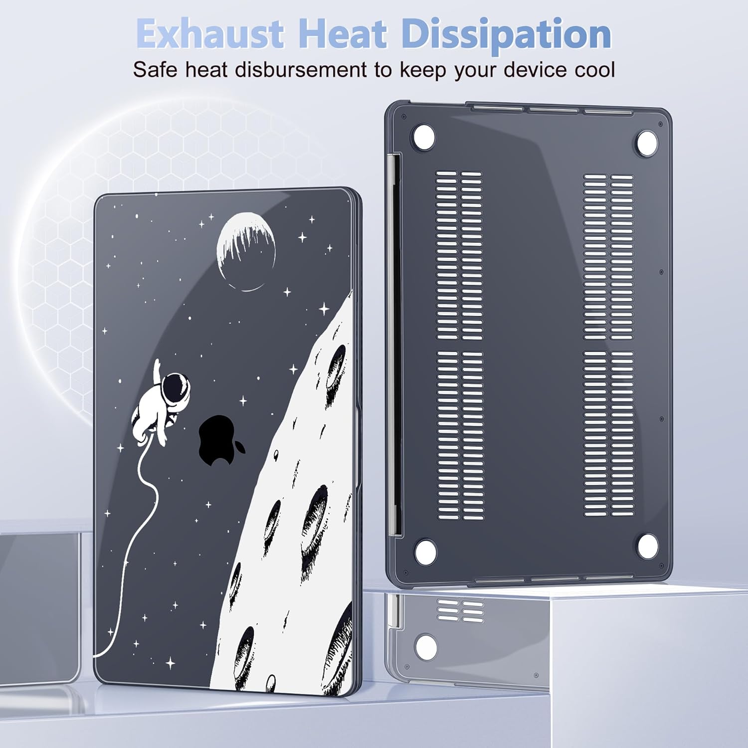 May Chen for MacBook Pro 13 inch Case 2022 2021 2020 Release A2338 M2 M1 A2289 A2251, Plastic Crystal Hard Shell Case Cover for MacBook Pro 13 inch Touch Bar Fits Touch ID, Astronaut Flight - Image 5