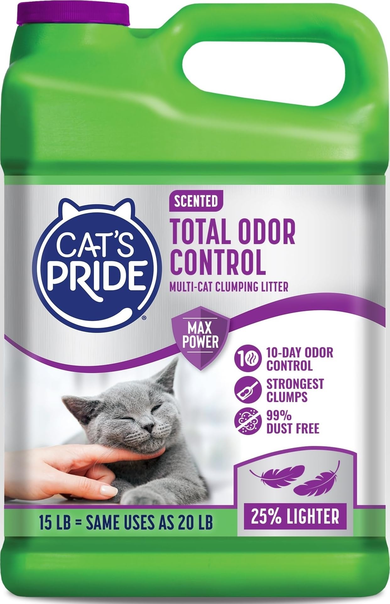 clumping cat litter for small spaces and odor control