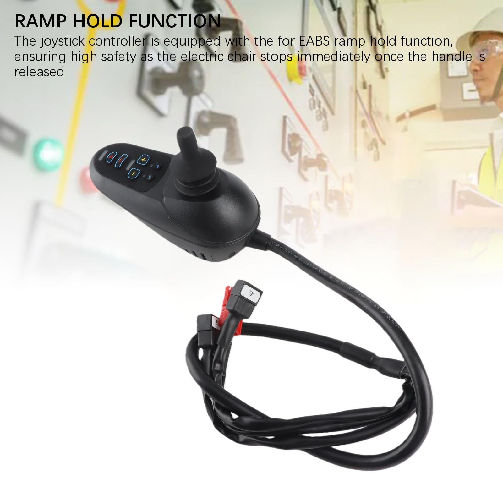 Marhynchus Controlador de Joystick para Silla de Ruedas Eléctrica Controlador de Alimentación para Silla de Ruedas Eléctrica de de Balancín Hall 50A con