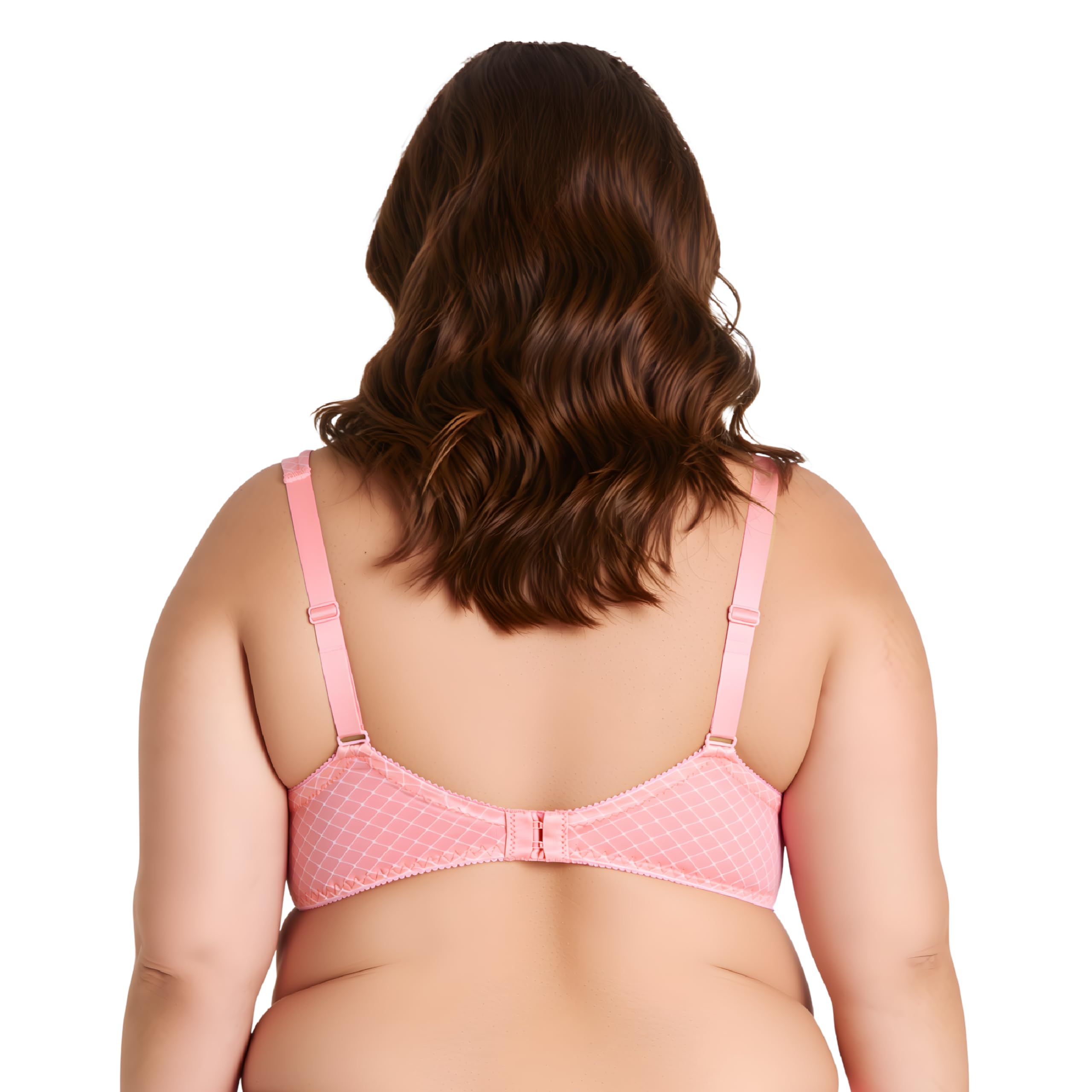Curve Muse Reggiseno con Ferretto Sfoderato con Spallacci Imbottiti-x2 | Spalline Imbottite, Stampato, Balconcino, Effetto Lifting, Floreale, T-shirt