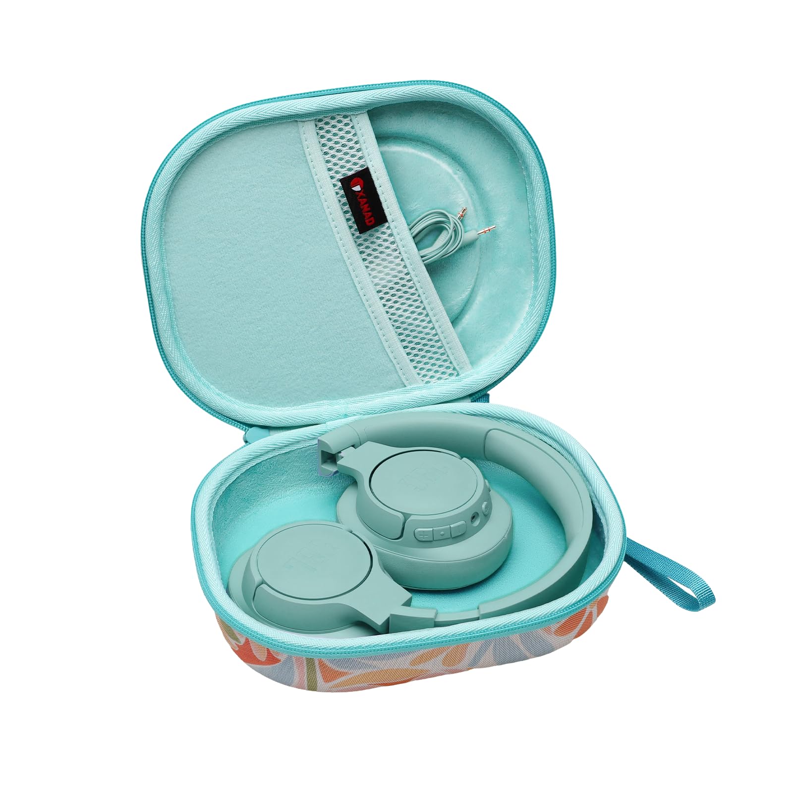 XANAD Hard Case for JLab JBuds LUX ANC/KVIDIO/soundcore Q20i / Sony WH-CH720N 520N 1000XM6 1000XM5 1000XM4 / JBL Tune 510 BT 520 BT 720 BT/Bose QuietComfort Foldable Headphone (Light Blue)