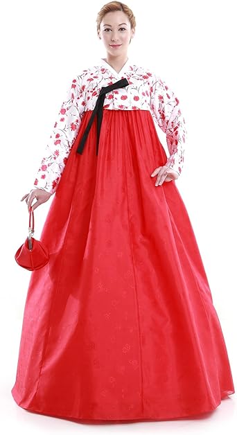 flowery hanbok