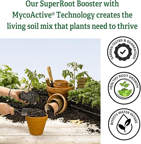 Miniatura 5 de Gardener's Supply Company Mezcla orgánica para macetas de riego automático  Suelo orgánico de alto nutrientes para macetas de interiores y