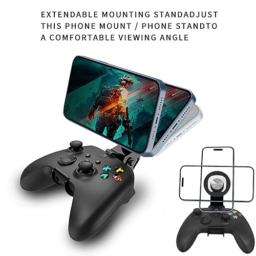 Miniatura 5 de Controller Phone Holder -Gamepad Clamp MagSafe Gaming Phone Mount Compatible with Xbox One,Xbox Series Controllers, Android, Mobile Phones