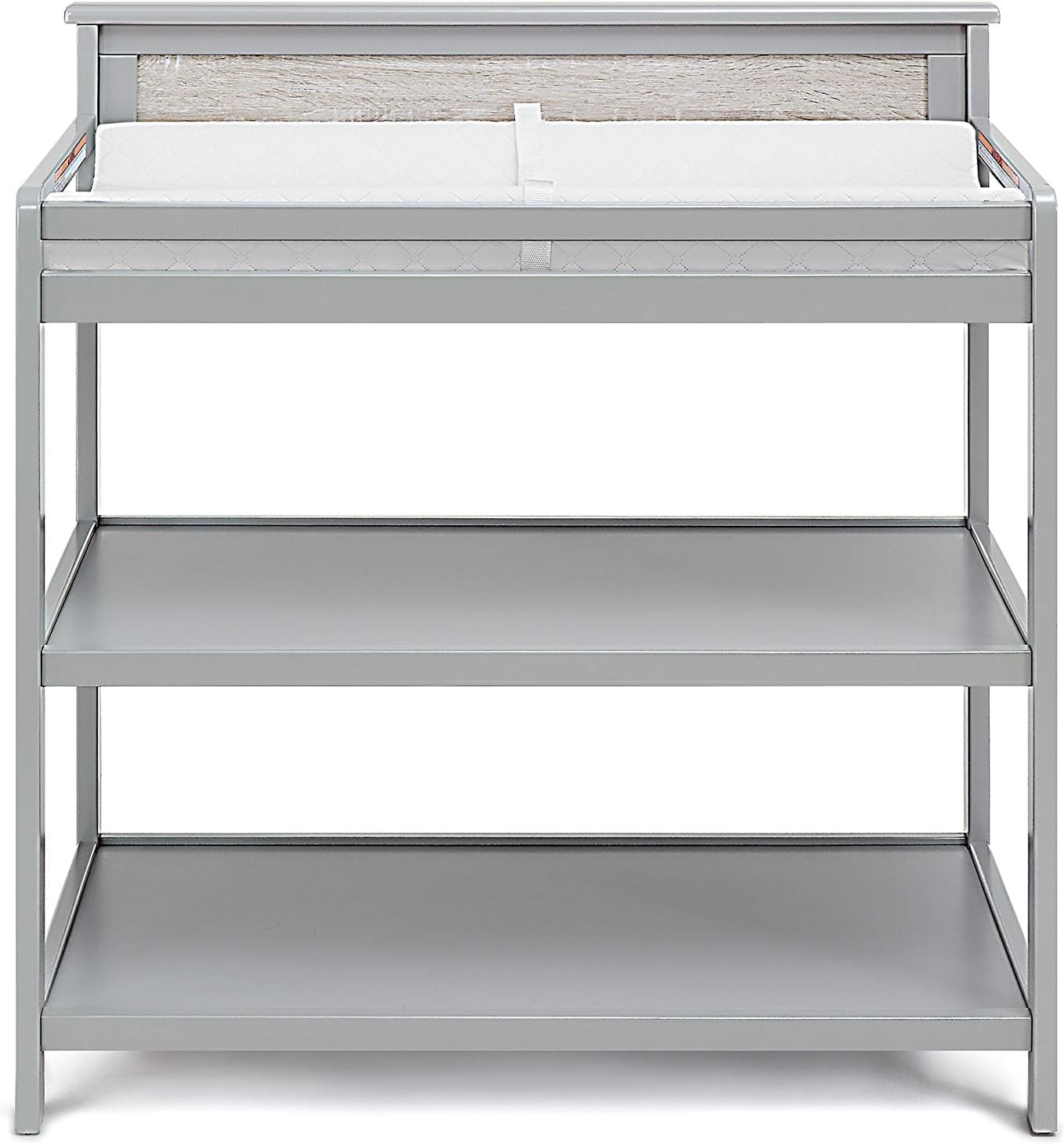 Modern Gray Changing Table, Rockport Design, Convertible to Dresser, Easy Assembly for New Parents