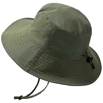 Amazon.com: Waterproof Bucket Rain Hat for Men Women Wide