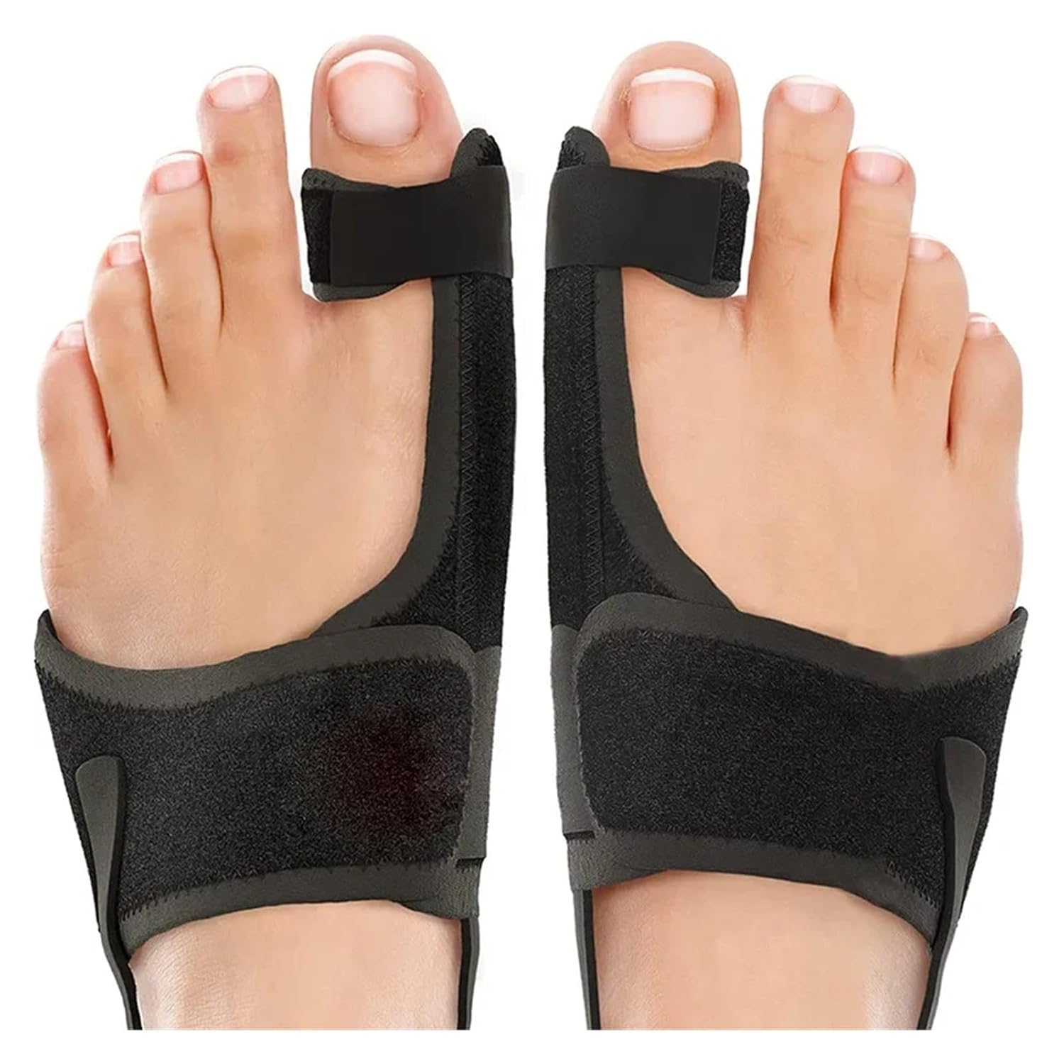 Big Toe Separator 、Toe Straightener、Adjustable Toe, Thumb Eversion, Toe Divider, Fixed Clamp, Foot Support(Medium)