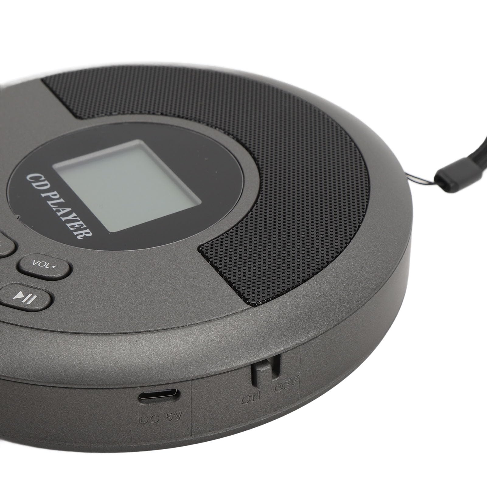 Sxhlseller Lettore CD Portatile, Lettore CD MP3 Ricaricabile per Auto e Casa, Protezione Anti-salto, Display LCD, Riproduzione USB, Uscita AUX da 3,5 Mm