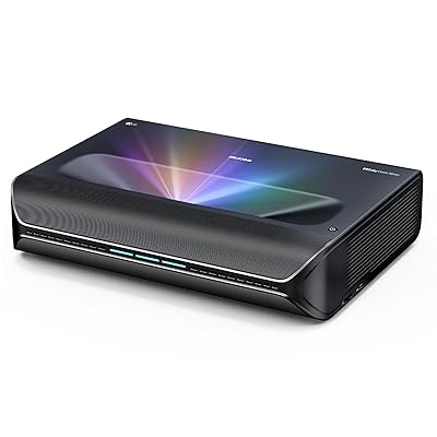 NexiGo Aurora Pro MKII, 4K Tri-Color Laser UST Projector, 30000:1 Contrast Ratio, Dynamic Iris & Laser Dimming, 0.21:1 Throw Ratio, Dolby Vision & Atmos, HDR10+, 3D, 4.2ms ~ 8ms Low Latency