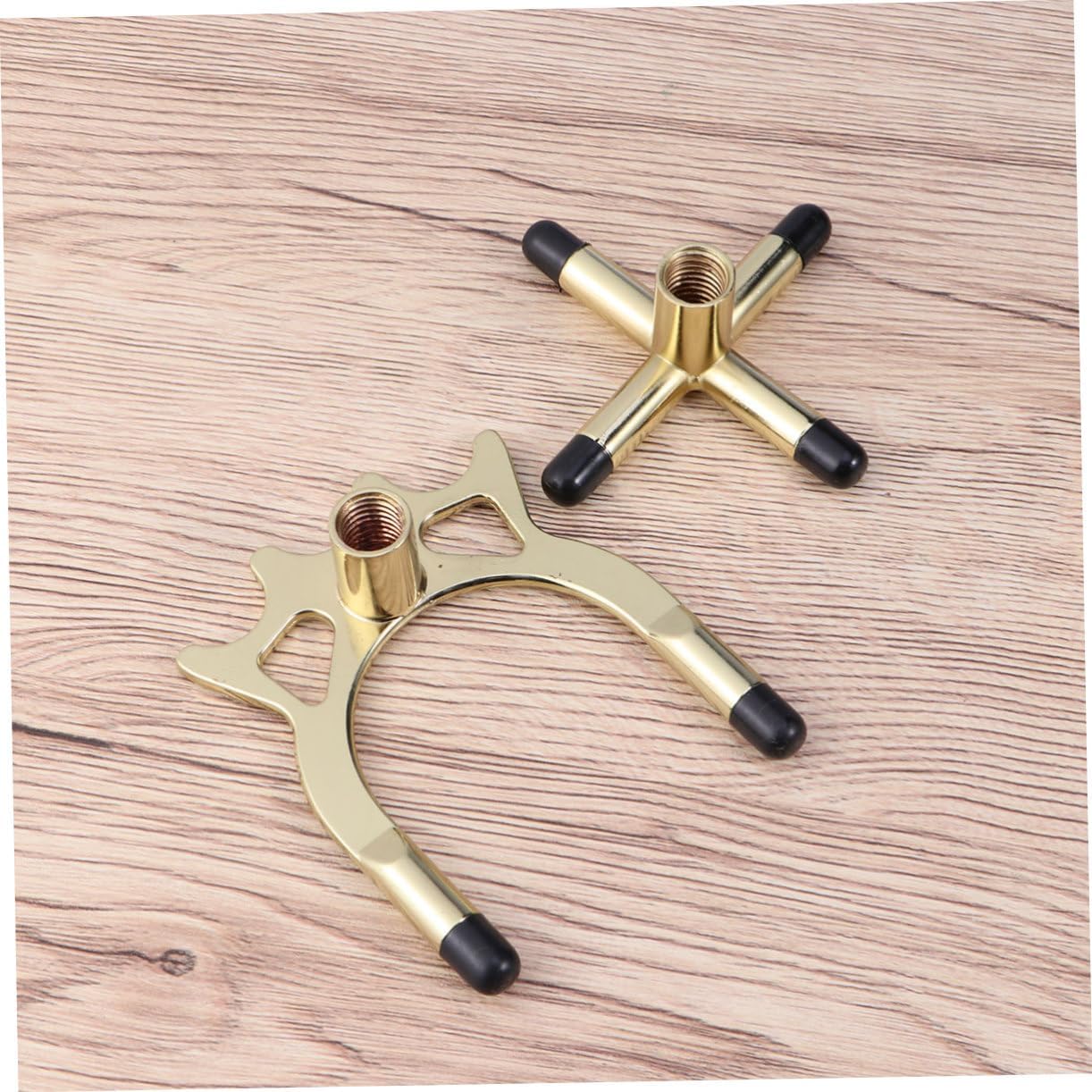 Yardwe 2pcs Billiards Cue Rack Holder Snooker Pool Stick Rack Cue Stick Case Accessory