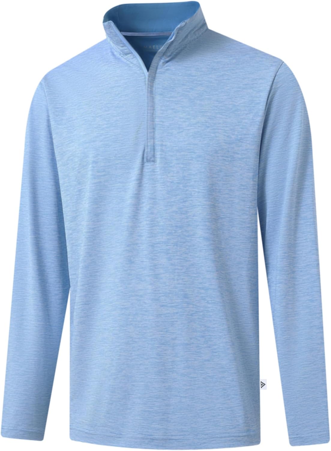 M MAELREG Quarter Zip Pullover Men Dry Fit Brushed Performance Long Sleeve Mock Neck Sports Golf 1/4 Zip Sweatshirts for Men