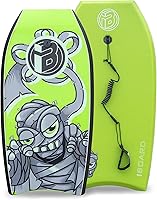 Vista 1 de Bodyboard con correa de muñeca ligera para adultos con núcleo EPS 41 pulgadas, verde