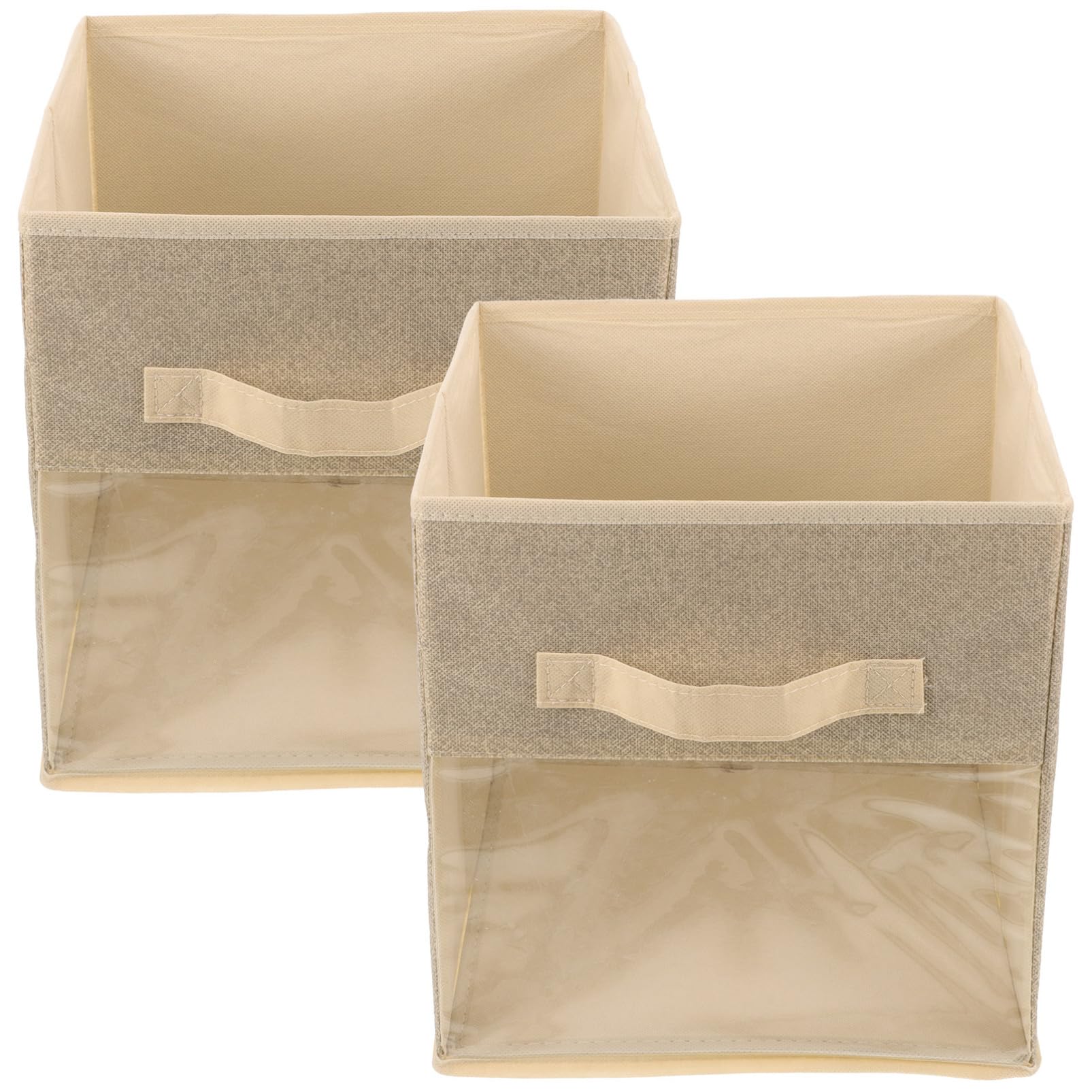 Rangement placard impeccable grâce au bac pliable transparent KOMBIUDA
