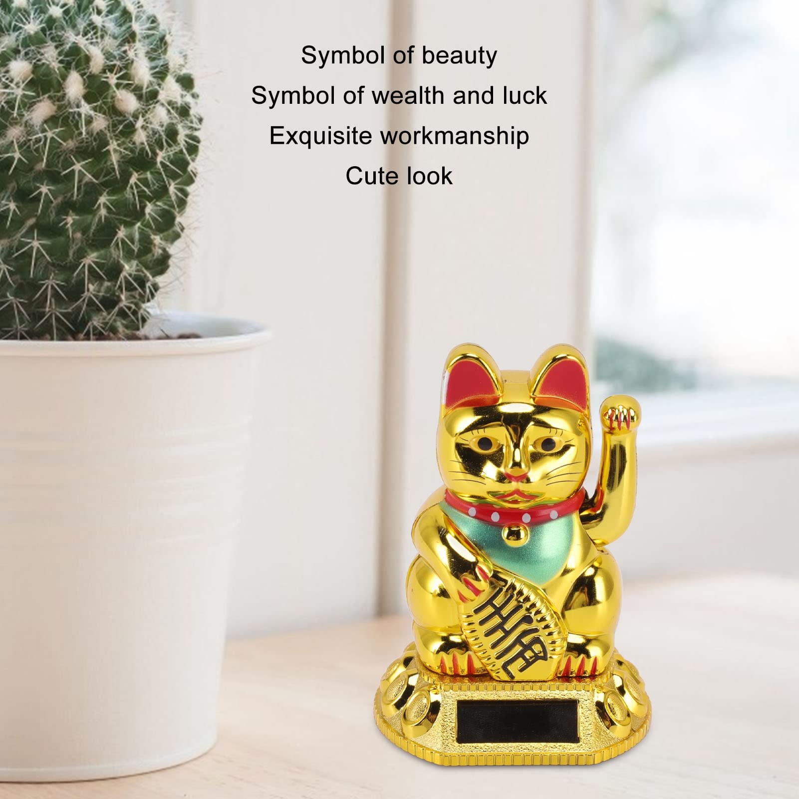 Amazon.com: Japanese Waving Cat, Solar Light Induction