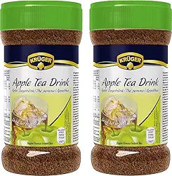 Chá Preto Com Maçã Instantâneo Krüger Pote 400g (2 x 400g)