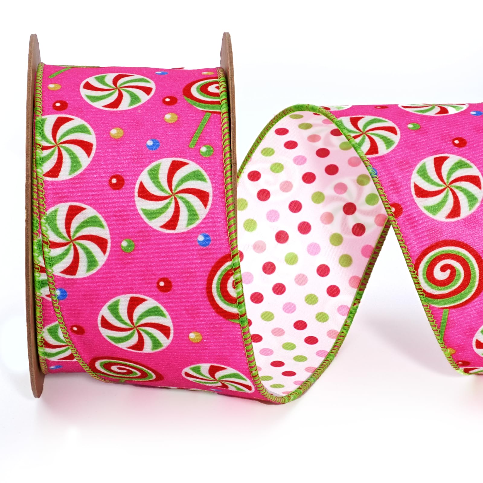 Amazon.com: LaRibbons Candy Velvet Ribbon Wired, 2.5 Inch x 10