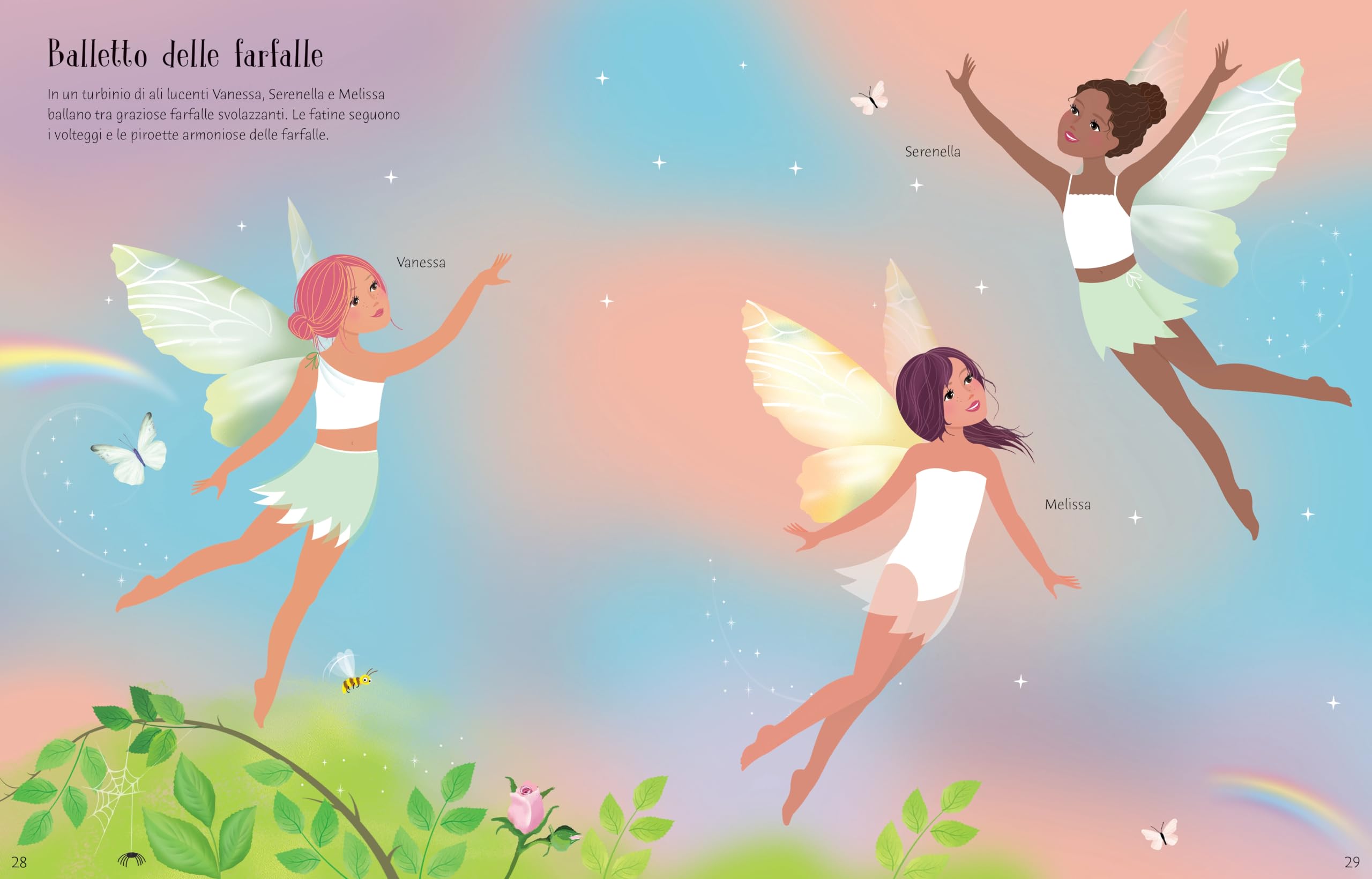 Fate ballerine-Fatine danzanti. Con adesivi. Ediz. a colori