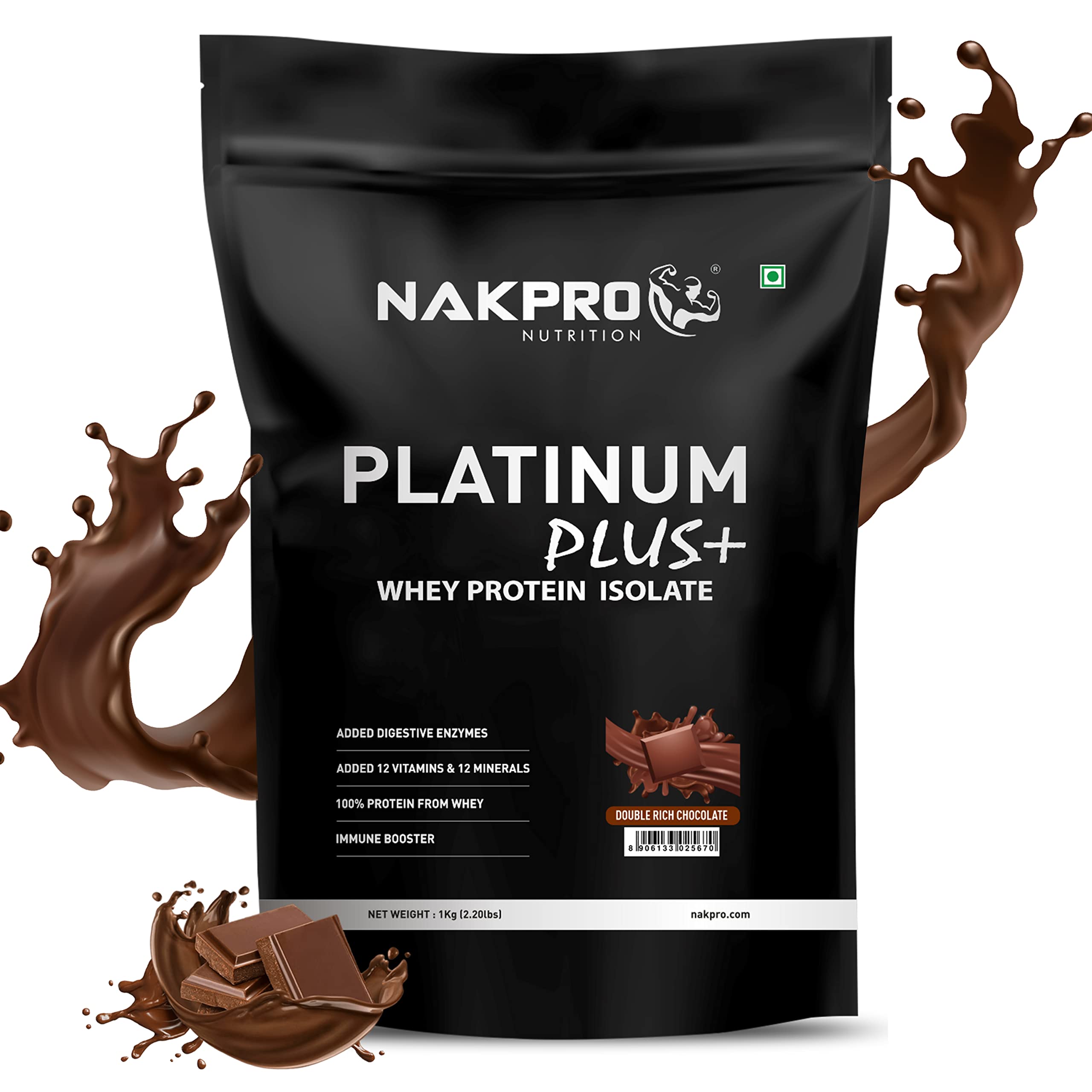See full amazon price history chart for NAKPRO Platinum Plus+ Whey Protein Isolate with Digestive Enzymes | 28g Protein, 6.36g BCAA |Added Vitamins & Minerals (Double Rich Chocolate, 1 Kg) NAKPRO Platinum Plus+ Whey Protein Isolate with Digestive Enzymes | 28g Protein, 6.36g BCAA |Added Vitamins & Minerals (Double Rich Chocolate, 1 Kg) (B0C23SL82T) Amazon Price History, Amazon Price Tracker