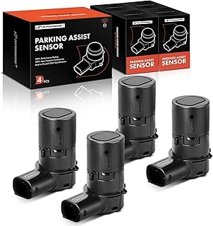A-Premium (4-PC) Rear Reverse Backup Parking Assist Sensor Compatible with Select Ford, Lincoln and Mercury Models - F-150, F-150 Heritage, F-250 Super Duty, Explorer, Escape, Navigator, Mariner