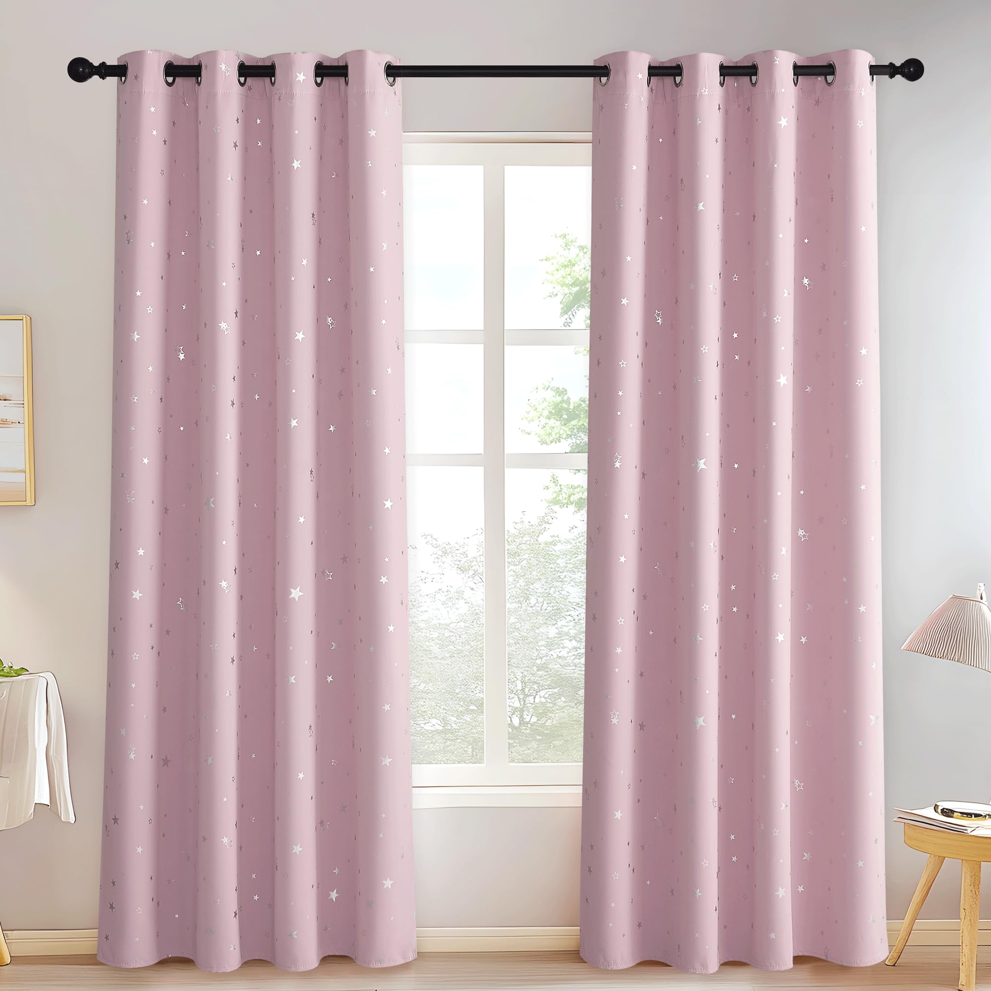 PONY DANCE Eyelet Girls Curtains - Image 2
