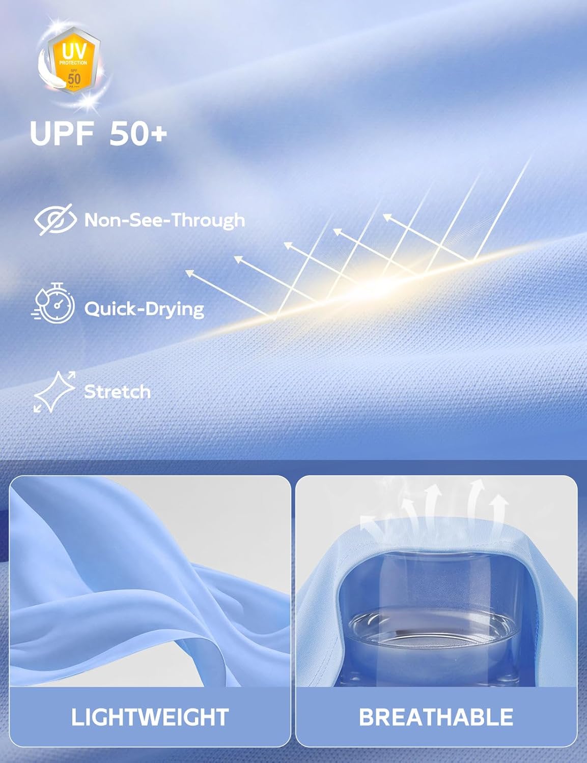 baleaf Women's Short Sleeve Workout Shirts Athletic Tops Sun Protection Breathable T-Shirts Quick Dry Gym Running Tennis - Image 4