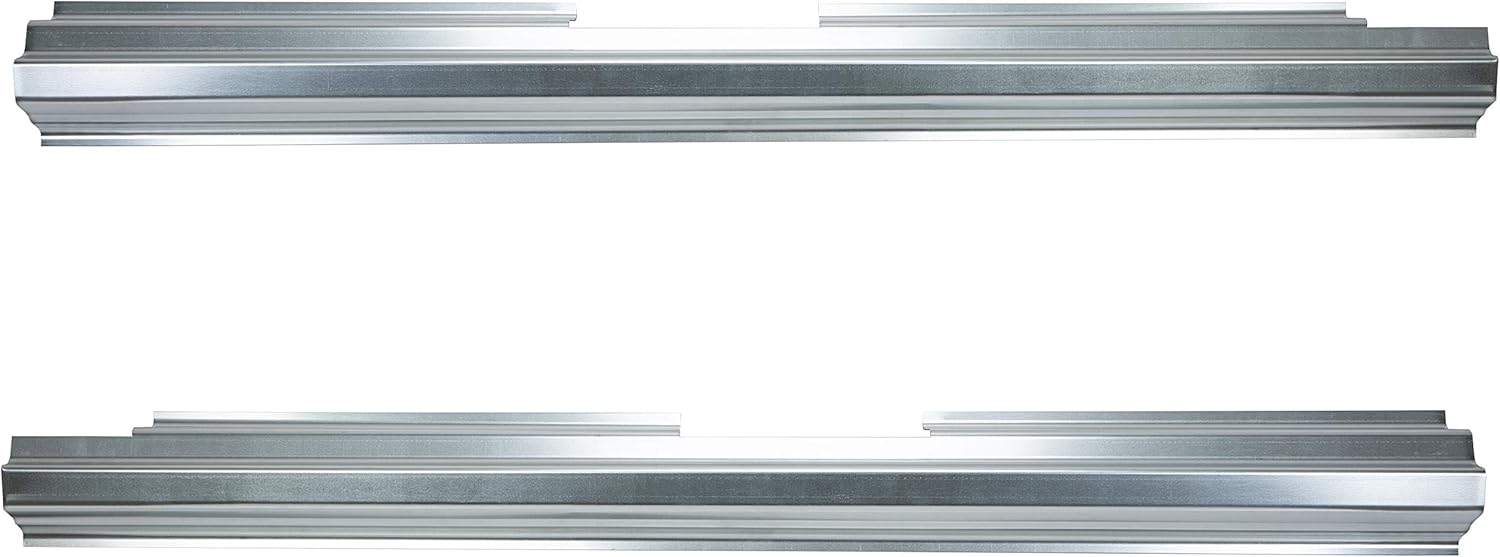 KUAFU Rocker Panel Compatible with 1984-1996 Jeep Wagoneer & Comanche 2 Door Slip-on Rocker Panels Replacement for CH1600101 CH1601101 Steel Galvanized Pair