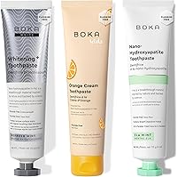 Vista 24 de Pasta dental sin flúor Boka - Nano hidroxiapatita, remineralizante, para dientes sensibles, blanqueadora - Recomendada por dentistas para cuidado