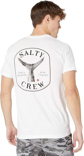 Salty Crew Fishstone Premium S/S Tee - Men's Fashion Casual Short Sleeve T-Shirt Cotton - Regular Fit