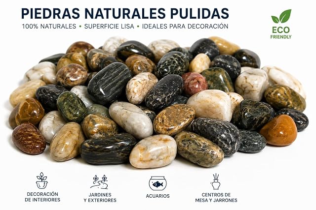 Foto 4 de 8 de TODOSTONES Piedras de Colores de Alto Pulido tamaño 3-5 cm Bolsa de 20 kg