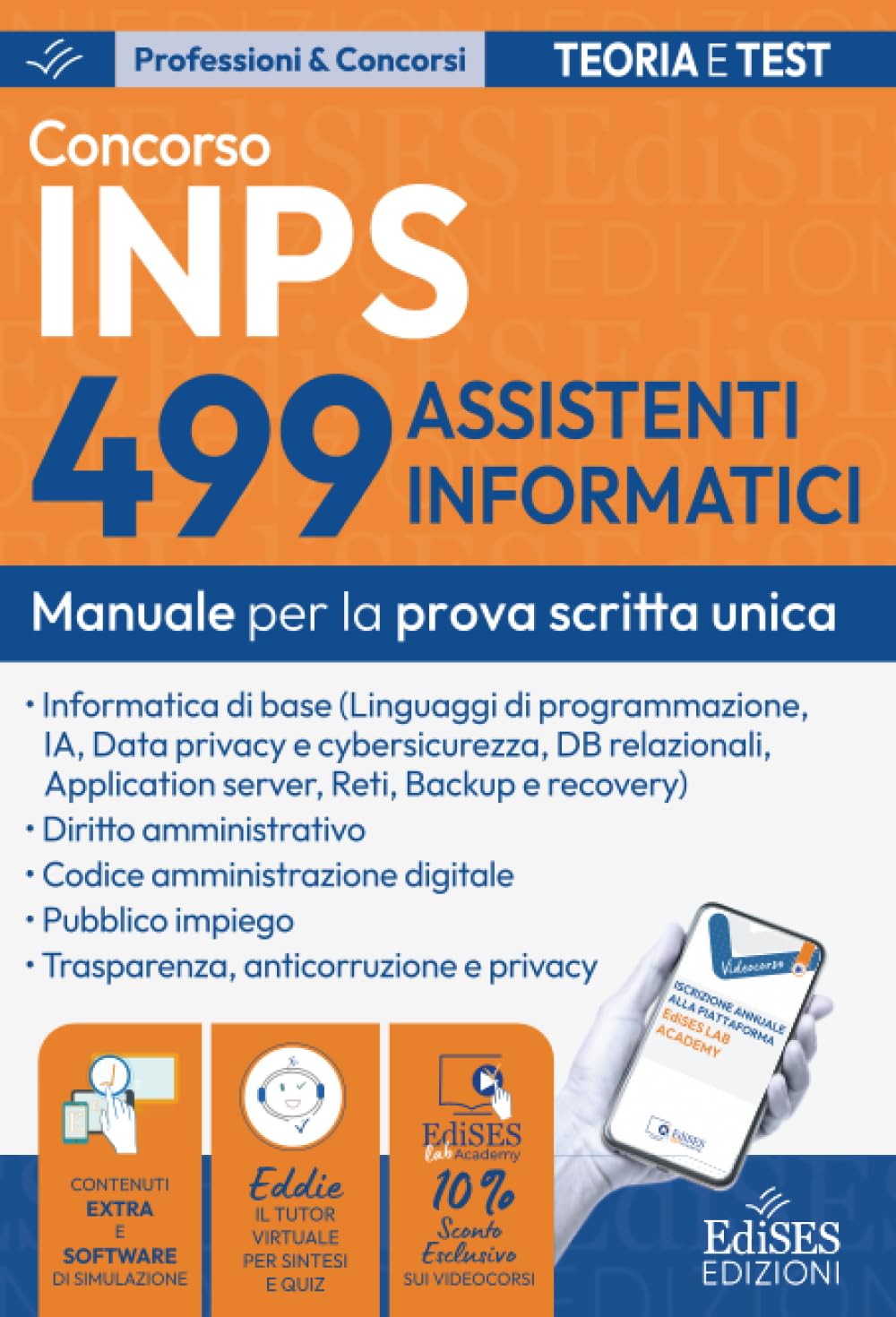 Concorso 499 Assistenti Informatici INPS: manuale per la prova scritta