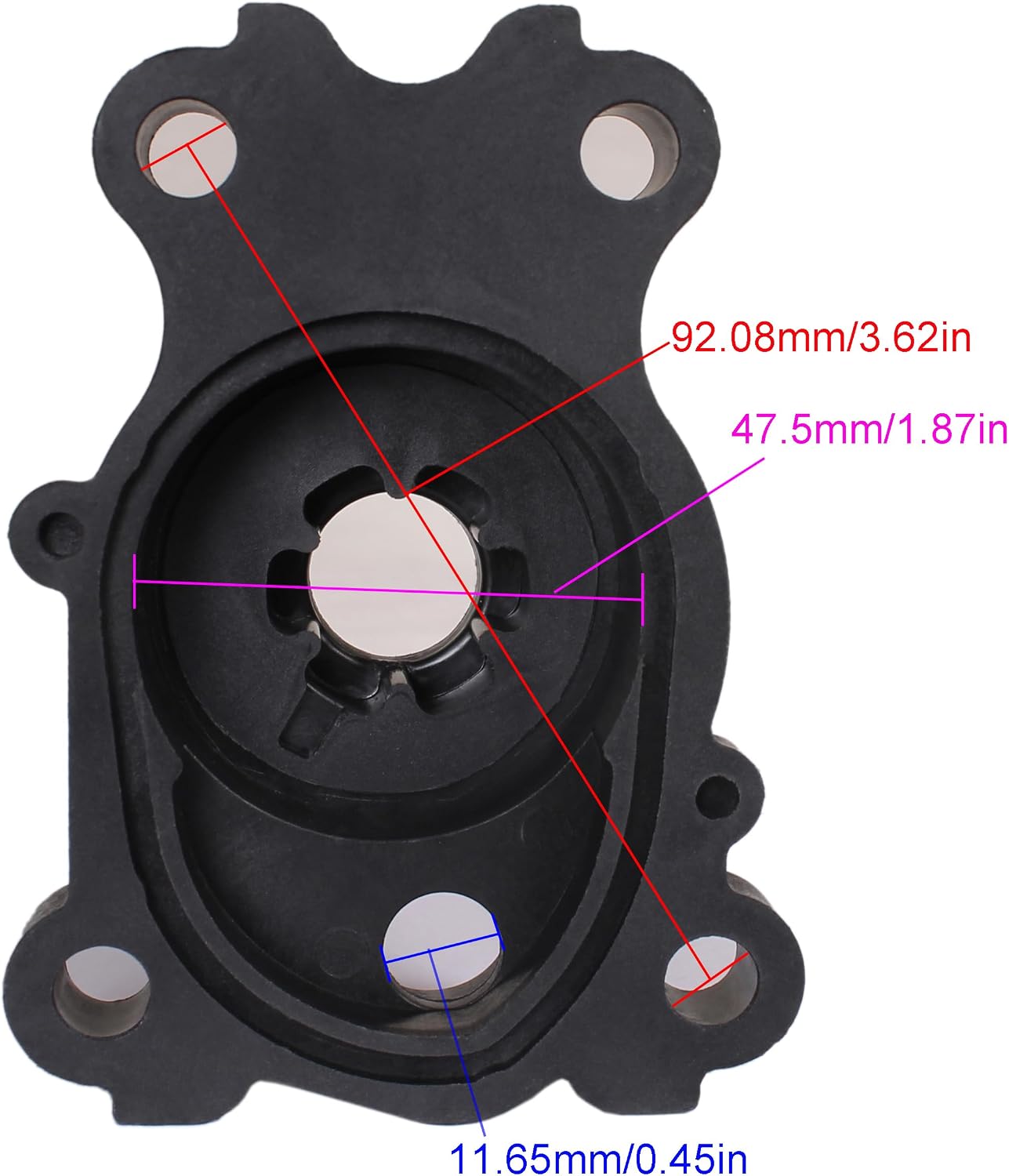 SouthMarine Outboard Engine 66T-44311-00 T40-04000201 Water Pump Housing for Yamaha Parsun HDX 30HP 40HP Boat Motor E40X