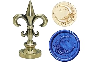 SWANGSA 3D Moon Flower Wax Seal Stamp