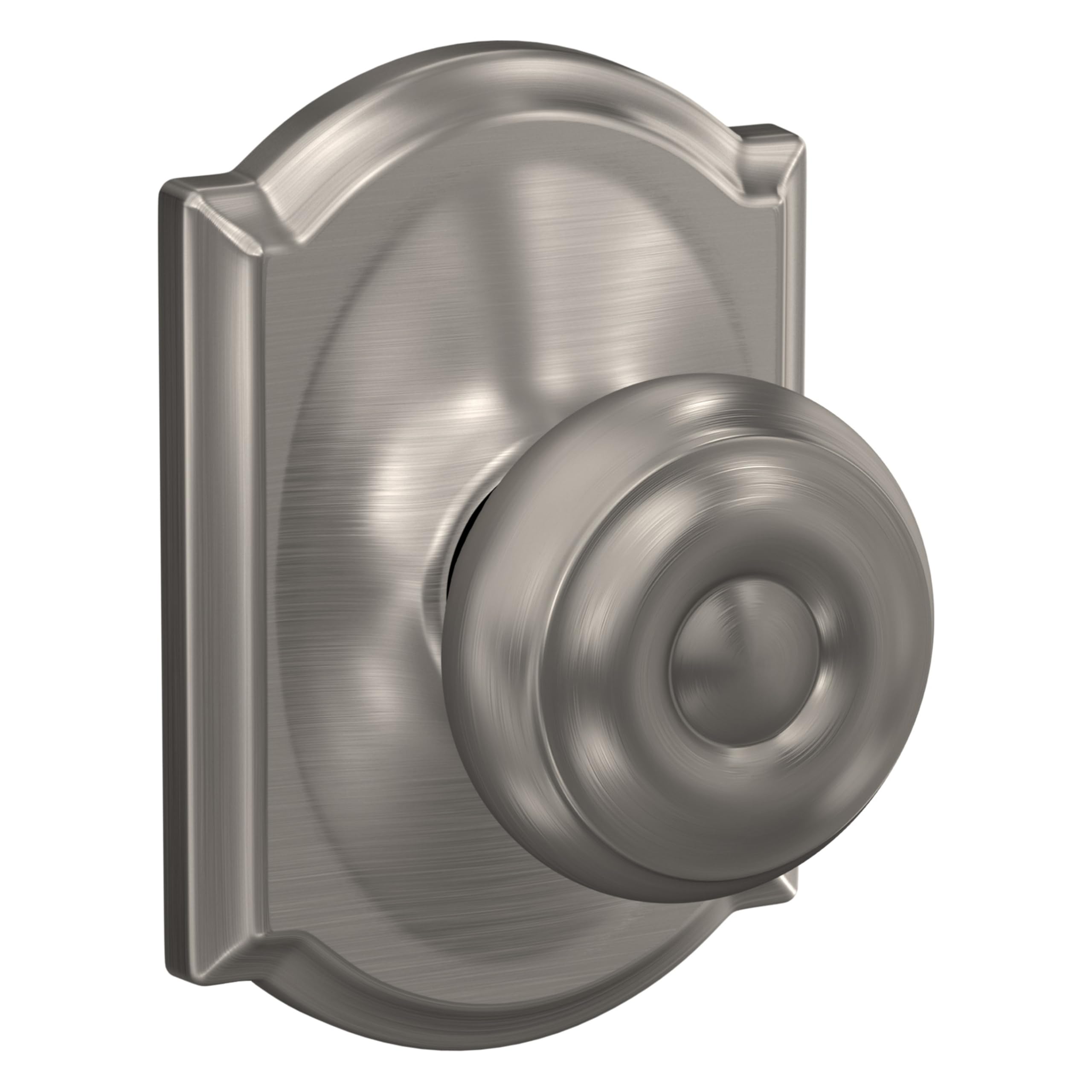 Schlage Georgian Hall/Closet Passage Door Knob, Satin Nickel