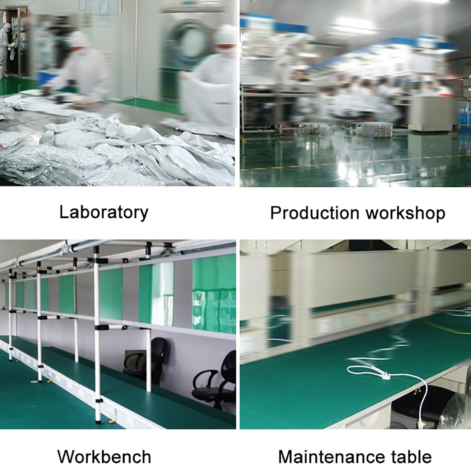Antystatyczna gumowa mata robocza do naprawy telefonu komórkowego, odporna na wysokie temperatury mata stołowa do laboratorium i warsztatu, 40 x 1000 x 0,3 cm