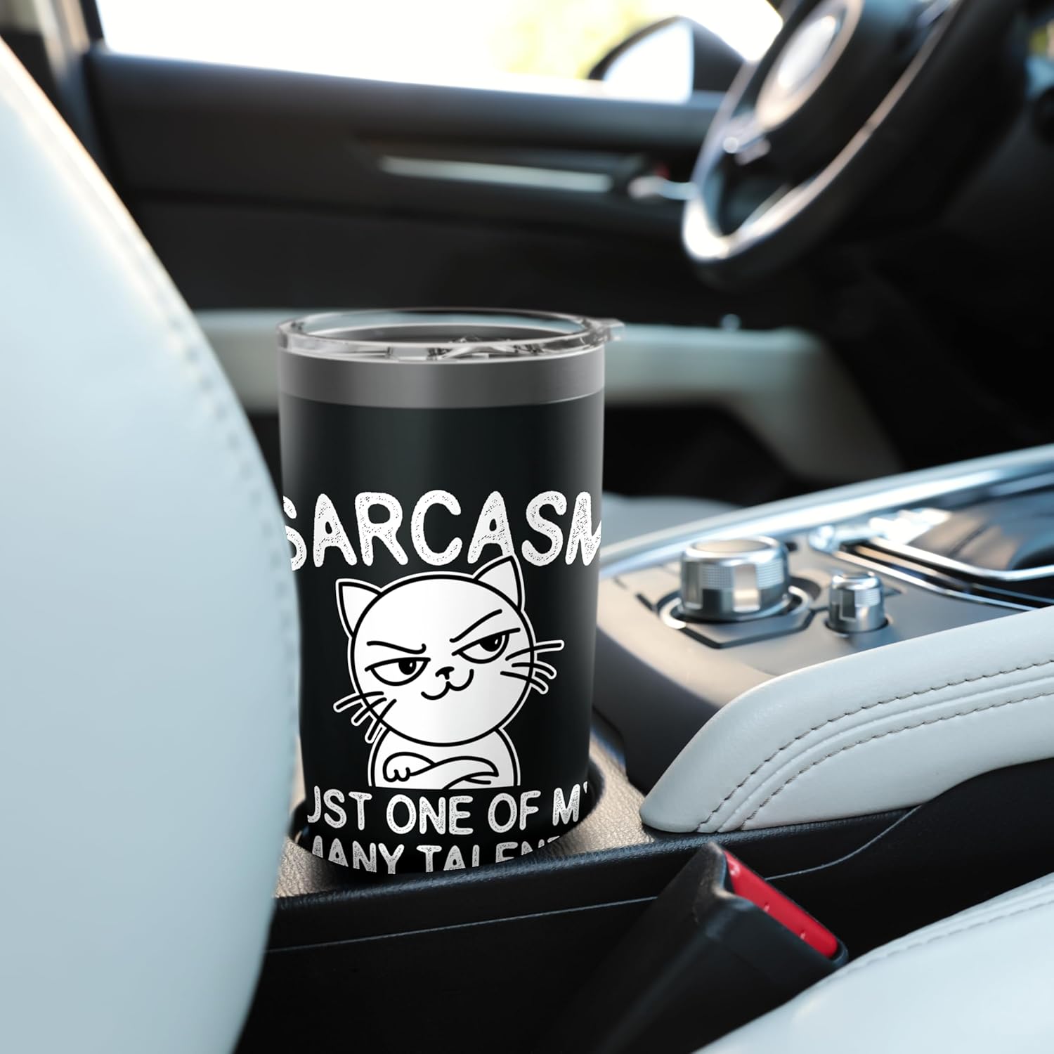 Sarcasm Just One of My Many Talents - Sarcastic Joke Humor Stainless Steel Insulated Tumbler - Image 6