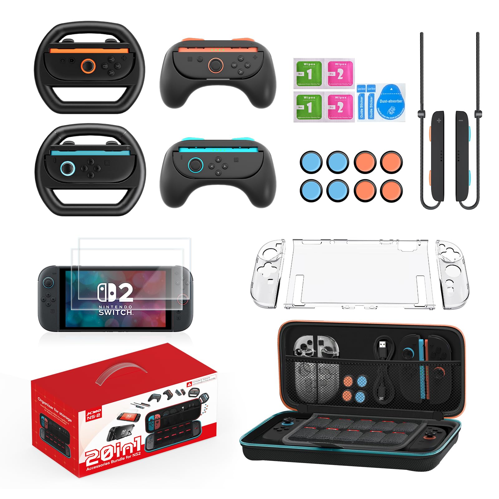 Amazon.com: Switch 2 Accessories Bundle for Nintendo Switch 2