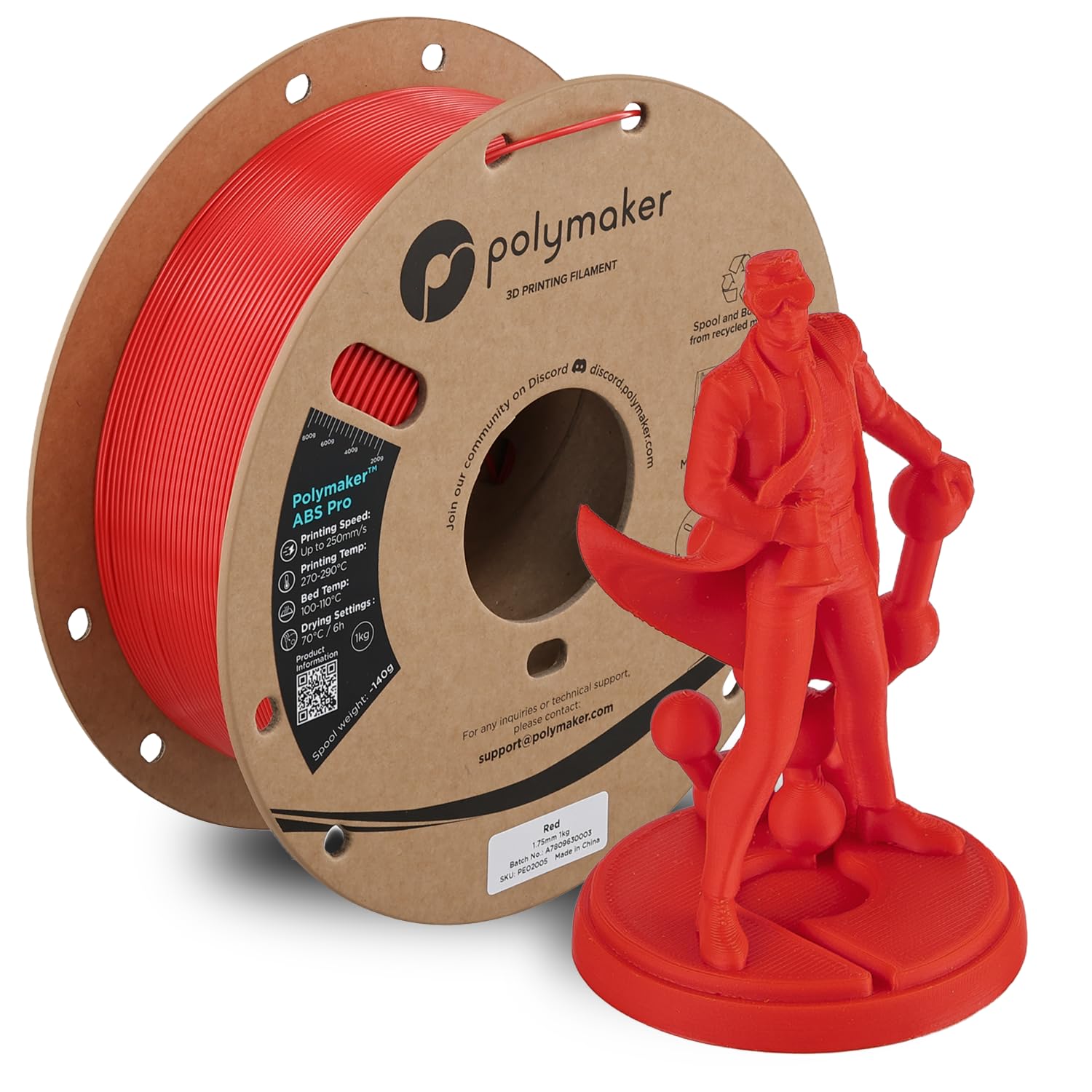 Polymaker ABS Filament - Strong & Heat Resistant -24