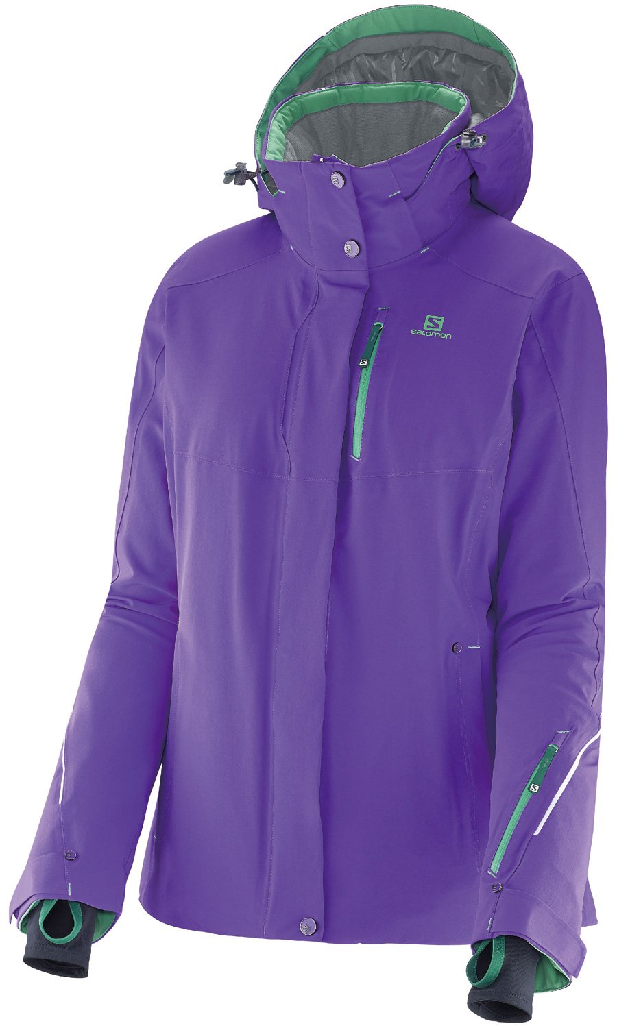 Salomon 紫色 スキーウェア Mサイズ 美品 Salomon 紫色 スキーウェア Mサイズ 美品 スキーウェア