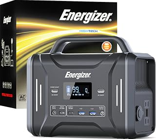 Energizer Portable Power Station 300W 320Wh LiFePO4 Backup Battery Power Supply with PD 100W Input/Output Fast Charging, Solar Generator for Outdoor Camping Emergency Travel Hunting CPAP Home