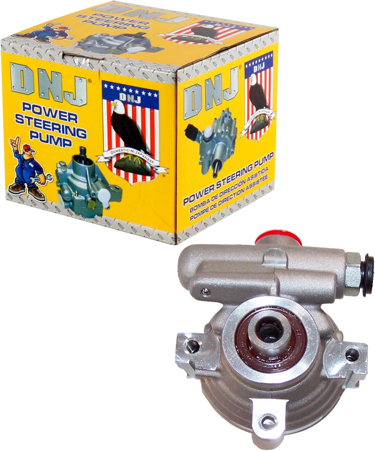 DNJ PSP1022 NEW Power Steering Pump for 1988-2003 Buick, Chevrolet, Oldsmobile, Pontiac 6000, Cavalier, Celebrity 2.2L-3.4L L4 8V OHV 2190cc