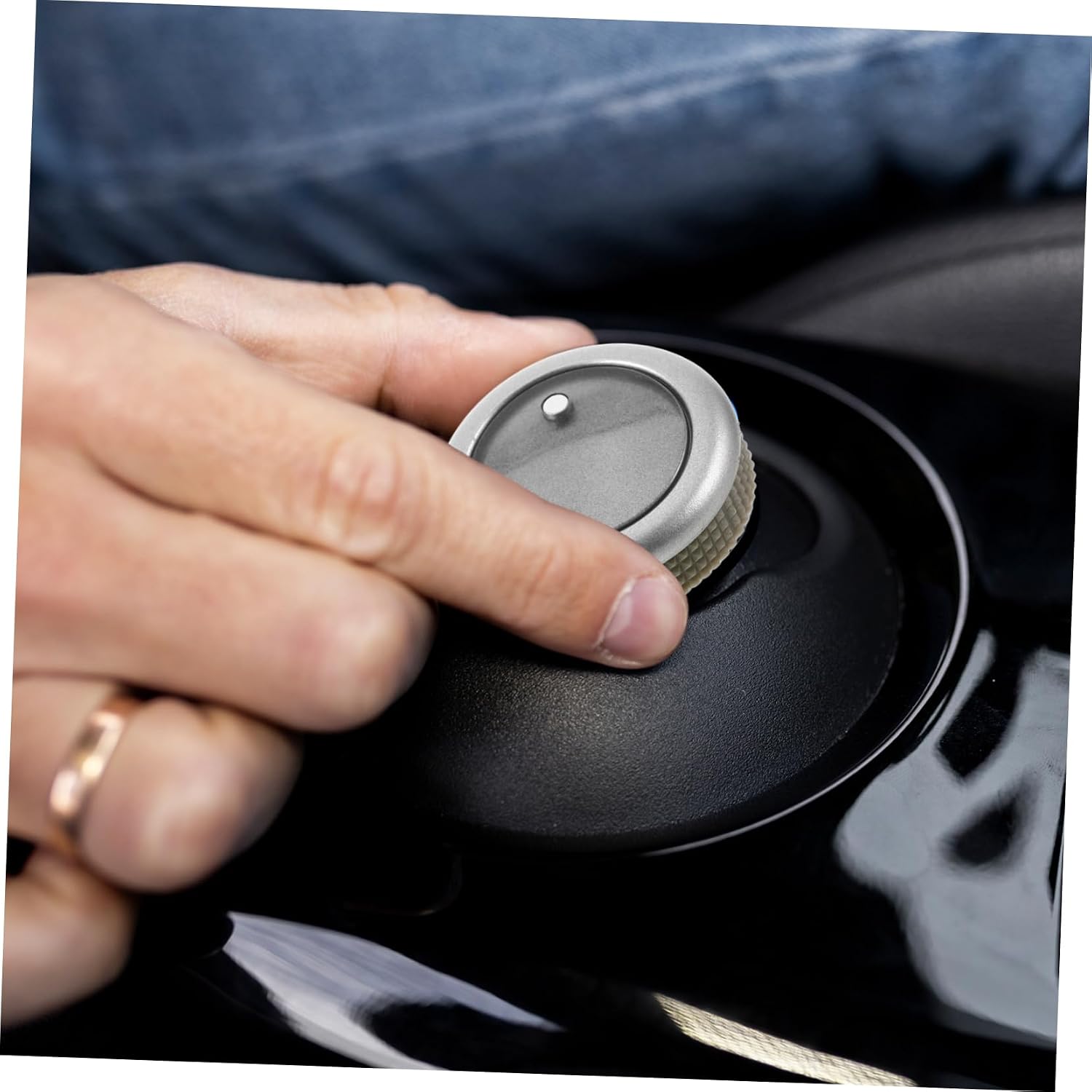 GLEAVI Air Conditioning Knob Cover for Rotary Control Elegant Design for Interior Car Accessory Precise Air Conditioning Temperature Control