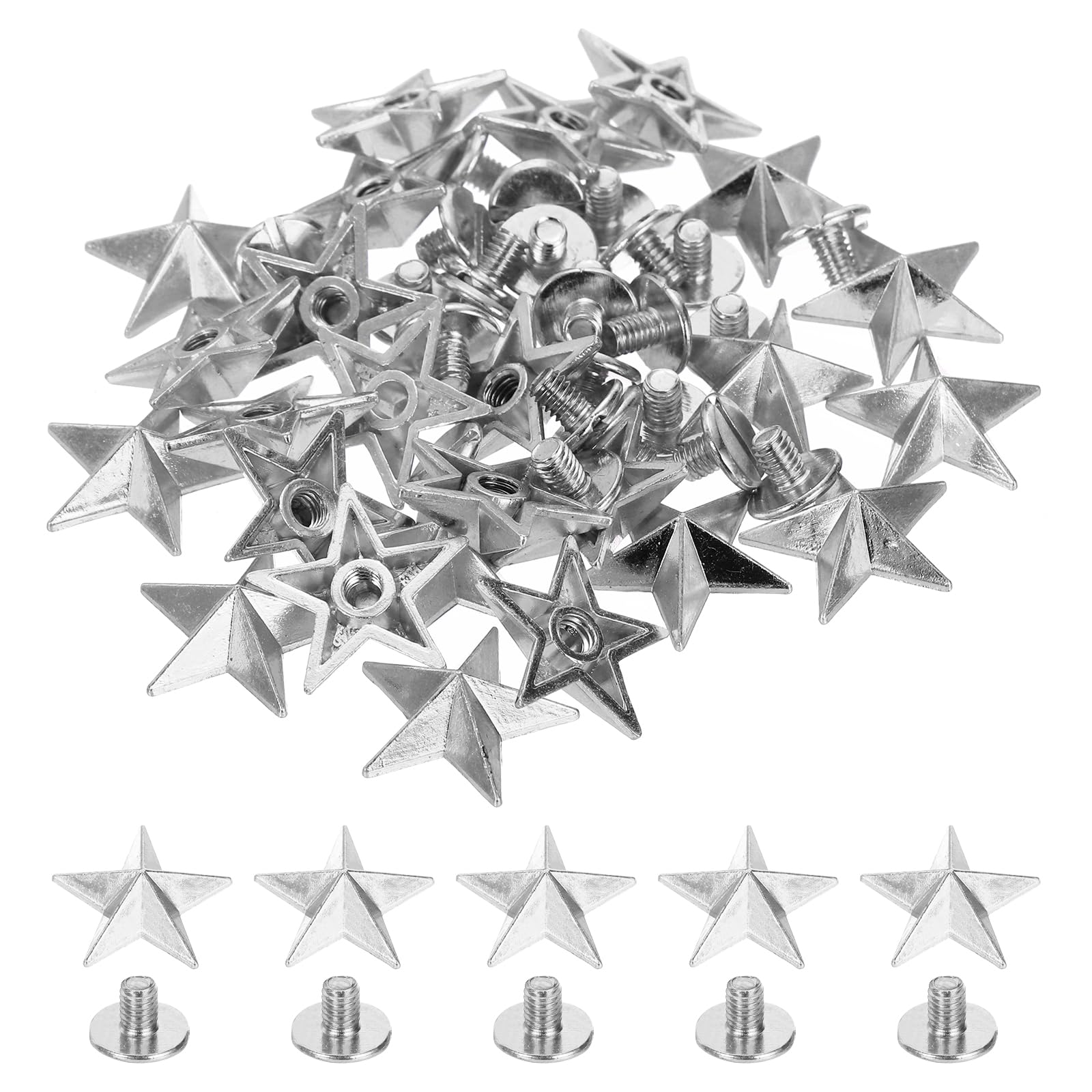 PATIKIL 12.5mm Star Rivets