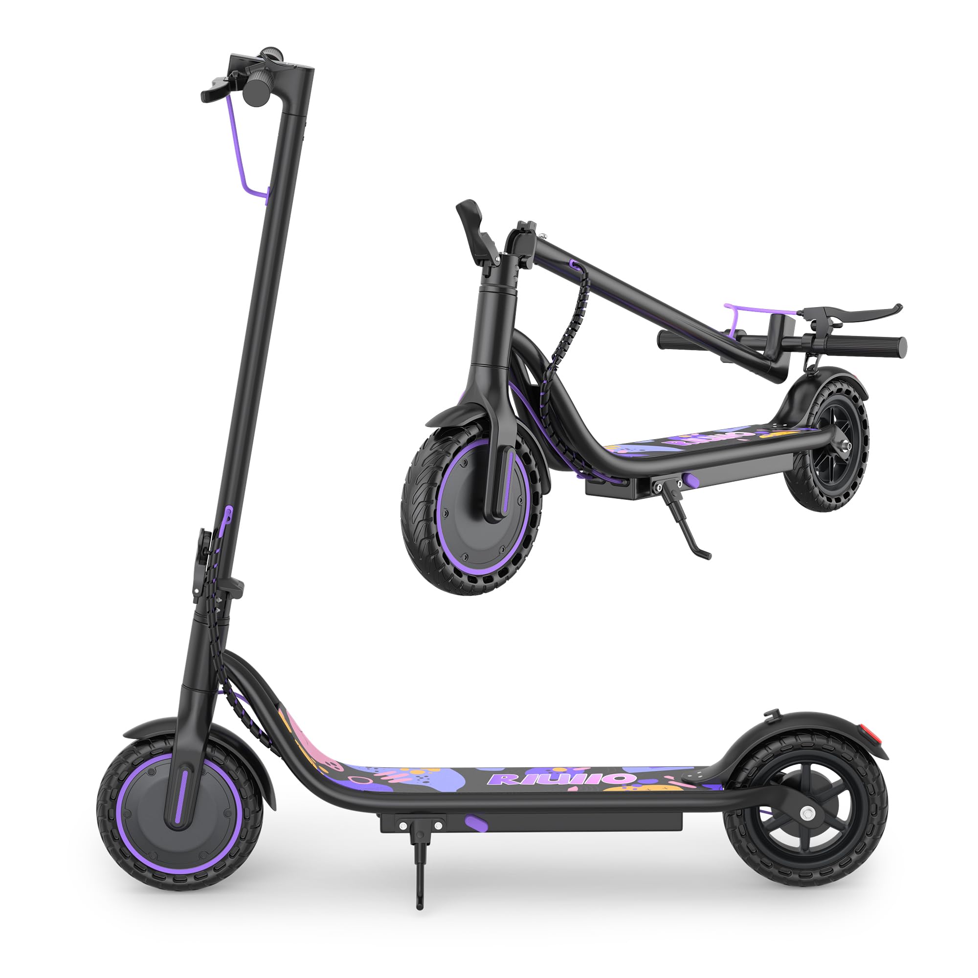 Photo 1 of **sold as is no refund/return** Riuiio Folding Electric Scooter for Adults and Big Kids– 19 MPH Top Speed, 15 Miles Max Range, 350W Motor, 8.5 inch Solid Tires, Foldable Lightweight Commuter E Scooter for Adults and Teens