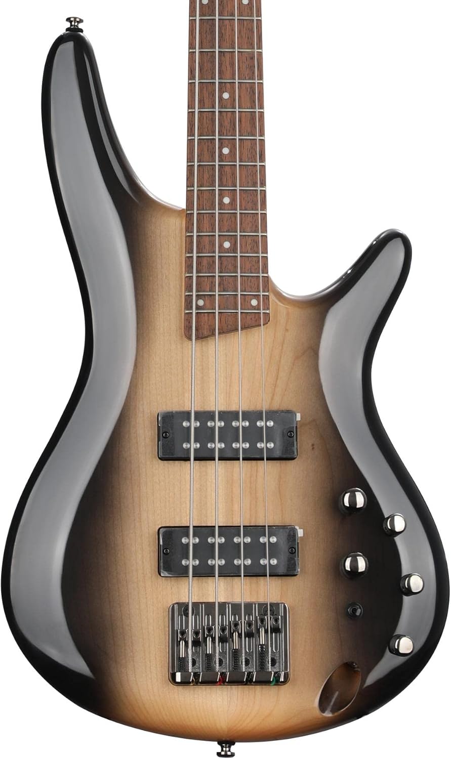 Ibanez Standard SR370E Bass Guitar - Surreal Black Dual Fade Gloss