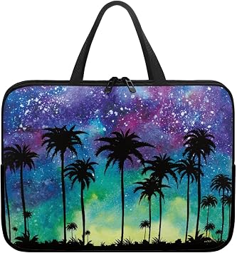 ENEN Laptop Bag 15 Inch Laptop Case Laptop Sleeve With Zippered, Laptop Bags for Women Men, Waterproof 3D Starry Sky Laptop Handbags for Business, Office, School 13 ,Starry Sky 2