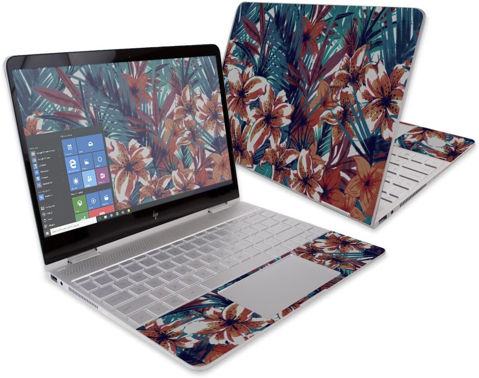MightySkins Skin Compatible with HP Spectre x360 Convertible 13" (2017) - Wild Jungle | Protective, Durable, and Unique Vinyl Decal wrap Cover | Easy to Apply, Remove | Made in The USA